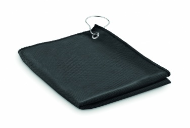 Logotrade corporate gift image of: RPET golf towel with hook clip